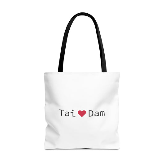Tai Dam Love Tote Bag